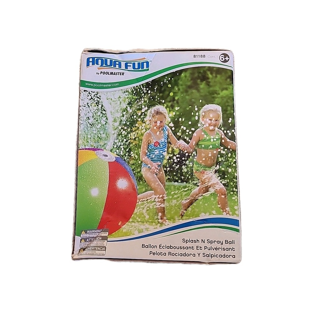 Ball Toy Beach‎ Backyard Pool Splash and Spray Spouts Shoot Water Sprinkler NEW
